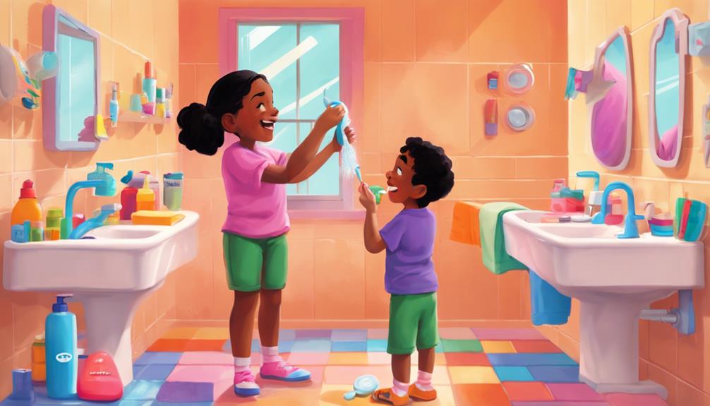 teaching child hygiene rules